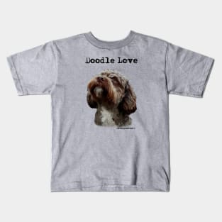 Doodle Dog Love Kids T-Shirt